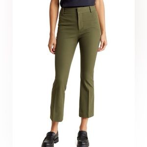 Green Le Crop Mini Bootcut Pants